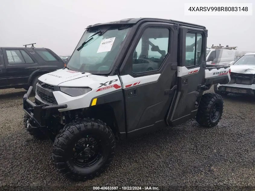 2024 Polaris Ranger Crew Xp 1000 Northstar Trail Boss VIN: 4XARSV998R8083148 Lot: 40653597