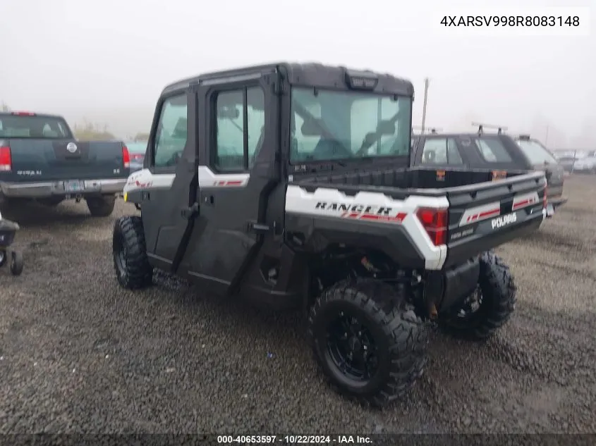 2024 Polaris Ranger Crew Xp 1000 Northstar Trail Boss VIN: 4XARSV998R8083148 Lot: 40653597