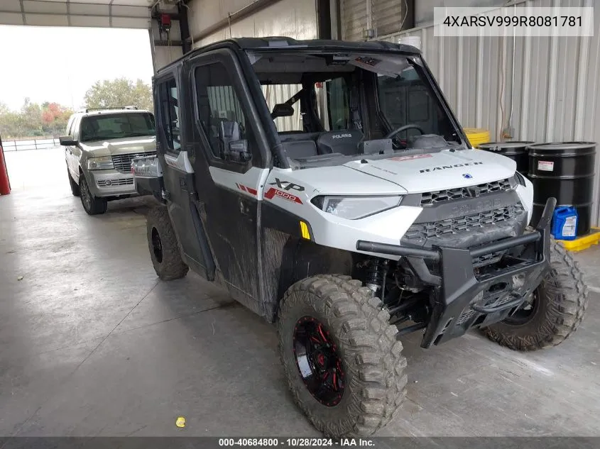 2024 Polaris Ranger Crew Xp 1000 Northstar Tr VIN: 4XARSV999R8081781 Lot: 40684800