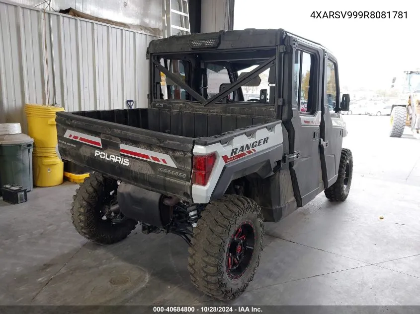 2024 Polaris Ranger Crew Xp 1000 Northstar Tr VIN: 4XARSV999R8081781 Lot: 40684800