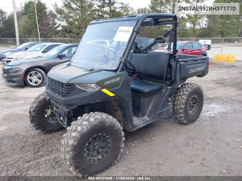 2024 Polaris Ranger 1000 Eps/1000 Premium VIN: 3NSTAE992RH371770 Lot: 40751949