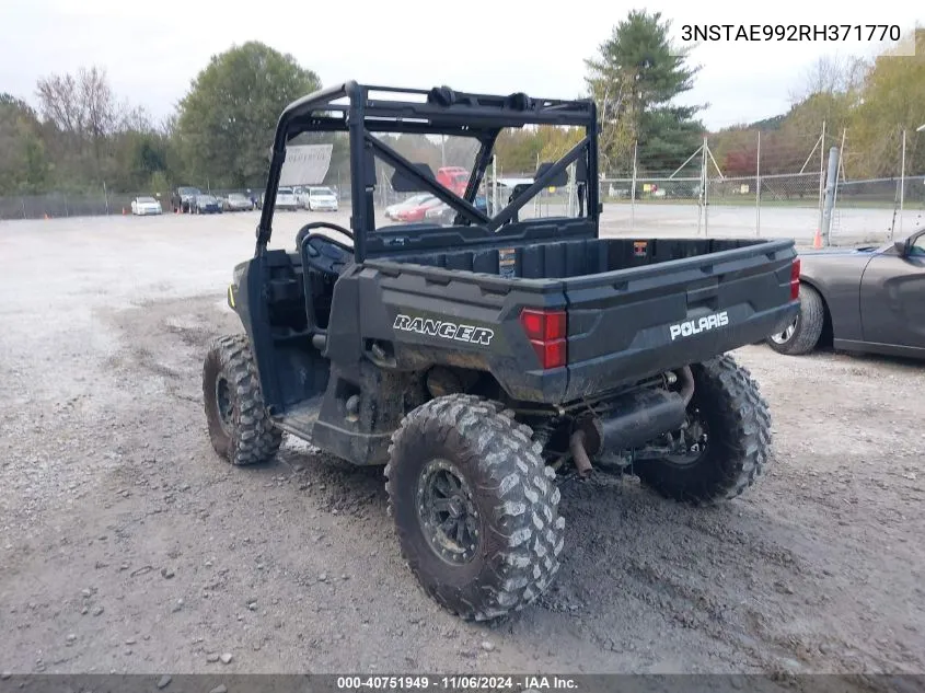 2024 Polaris Ranger 1000 Eps/1000 Premium VIN: 3NSTAE992RH371770 Lot: 40751949