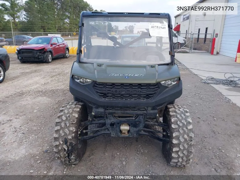 2024 Polaris Ranger 1000 Eps/1000 Premium VIN: 3NSTAE992RH371770 Lot: 40751949