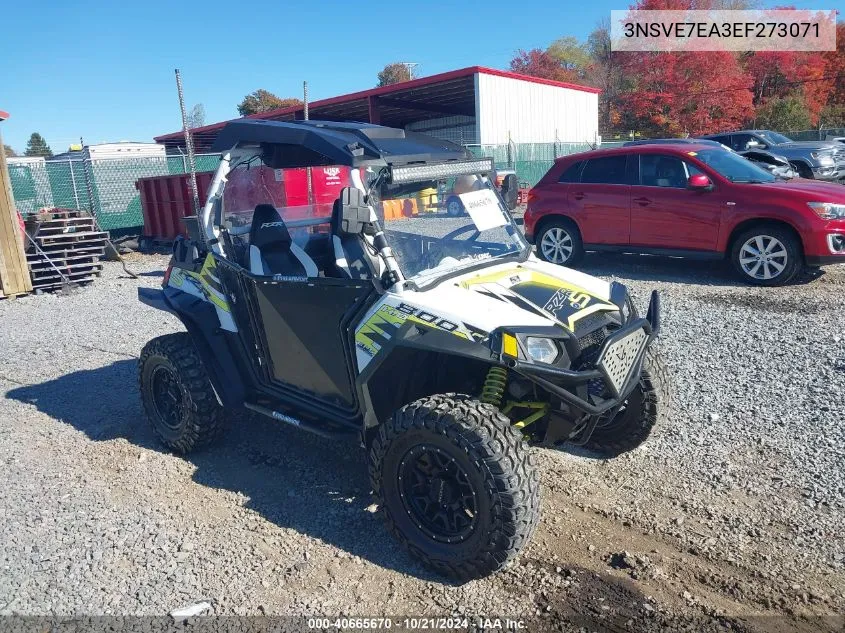 2014 Polaris Rzr 800 S VIN: 3NSVE7EA3EF273071 Lot: 40665670