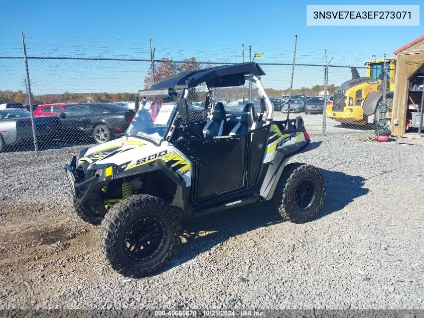 2014 Polaris Rzr 800 S VIN: 3NSVE7EA3EF273071 Lot: 40665670