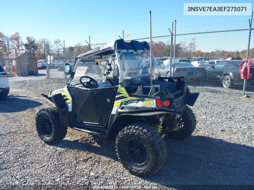 2014 Polaris Rzr 800 S VIN: 3NSVE7EA3EF273071 Lot: 40665670