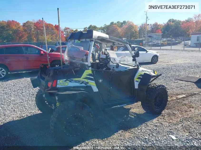 2014 Polaris Rzr 800 S VIN: 3NSVE7EA3EF273071 Lot: 40665670