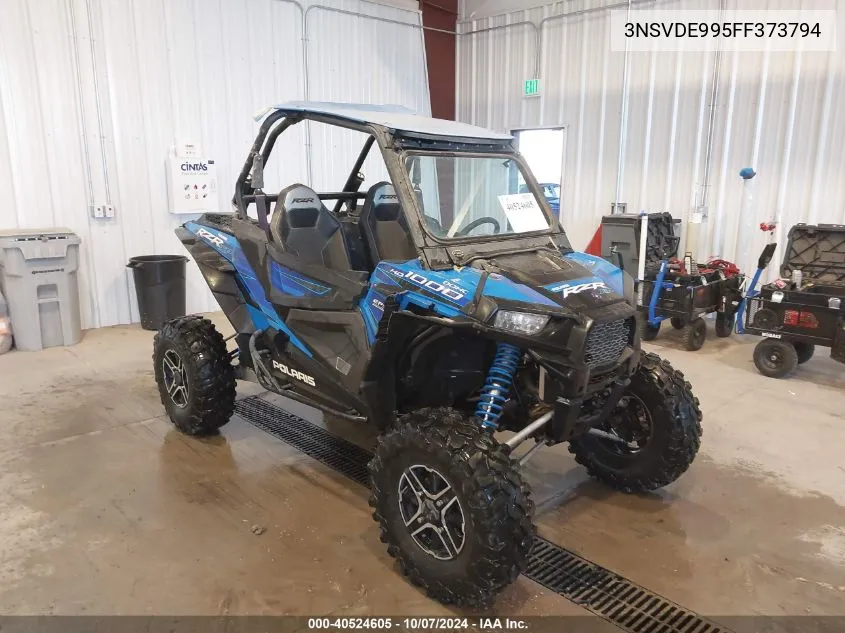 2015 Polaris Rzr Xp 1000 Eps VIN: 3NSVDE995FF373794 Lot: 40524605