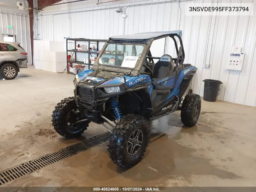 2015 Polaris Rzr Xp 1000 Eps VIN: 3NSVDE995FF373794 Lot: 40524605