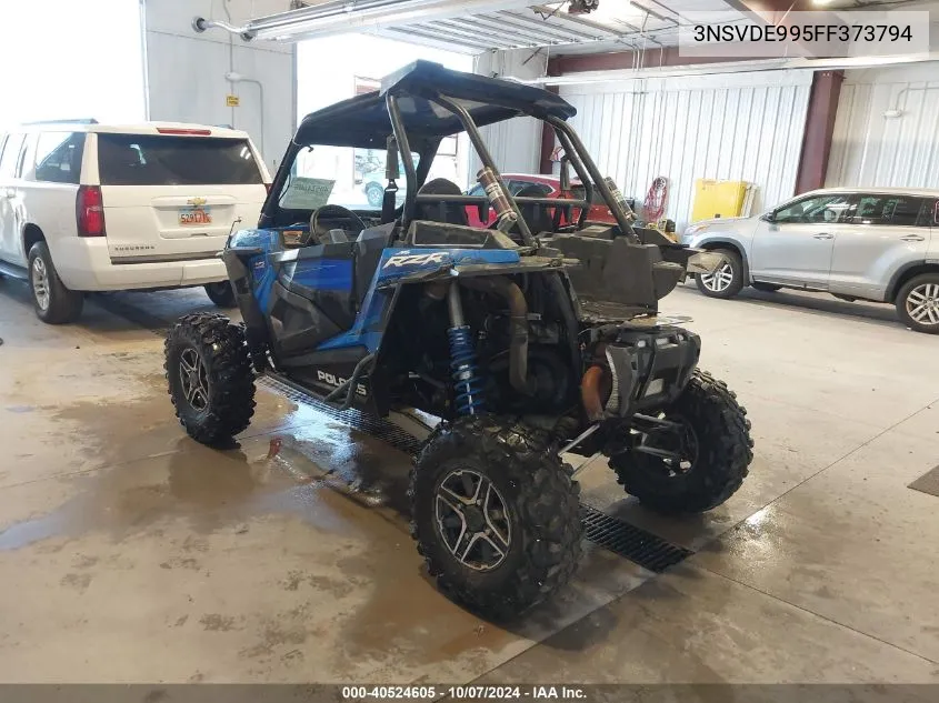 2015 Polaris Rzr Xp 1000 Eps VIN: 3NSVDE995FF373794 Lot: 40524605