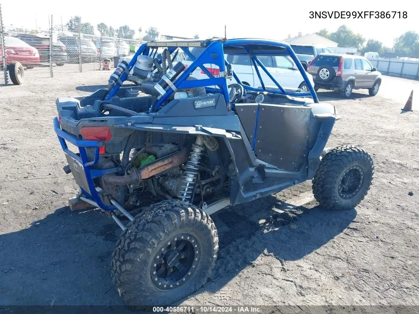 2015 Polaris Rzr Xp 1000 Eps VIN: 3NSVDE99XFF386718 Lot: 40586711