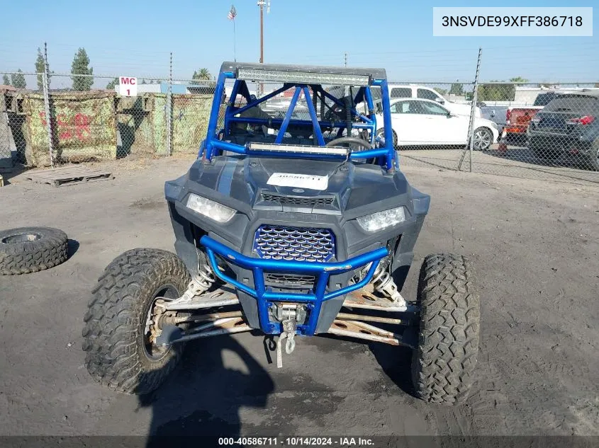 2015 Polaris Rzr Xp 1000 Eps VIN: 3NSVDE99XFF386718 Lot: 40586711