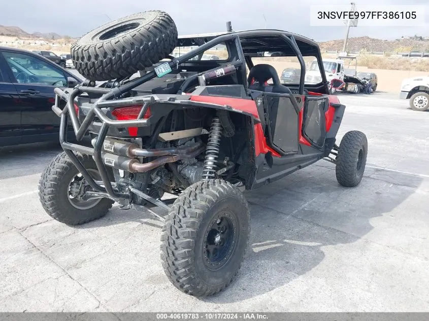 2015 Polaris Rzr Xp 4 1000 Eps VIN: 3NSVFE997FF386105 Lot: 40619783