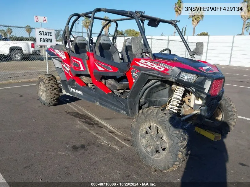 2015 Polaris Rzr Xp 4 1000 Eps VIN: 3NSVFE990FF429134 Lot: 40718888