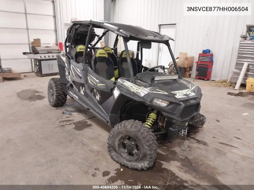 2017 Polaris Rzr 4 900 Eps VIN: 3NSVCE877HH006504 Lot: 40684205