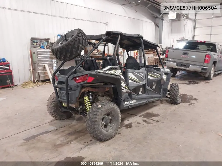 2017 Polaris Rzr 4 900 Eps VIN: 3NSVCE877HH006504 Lot: 40684205