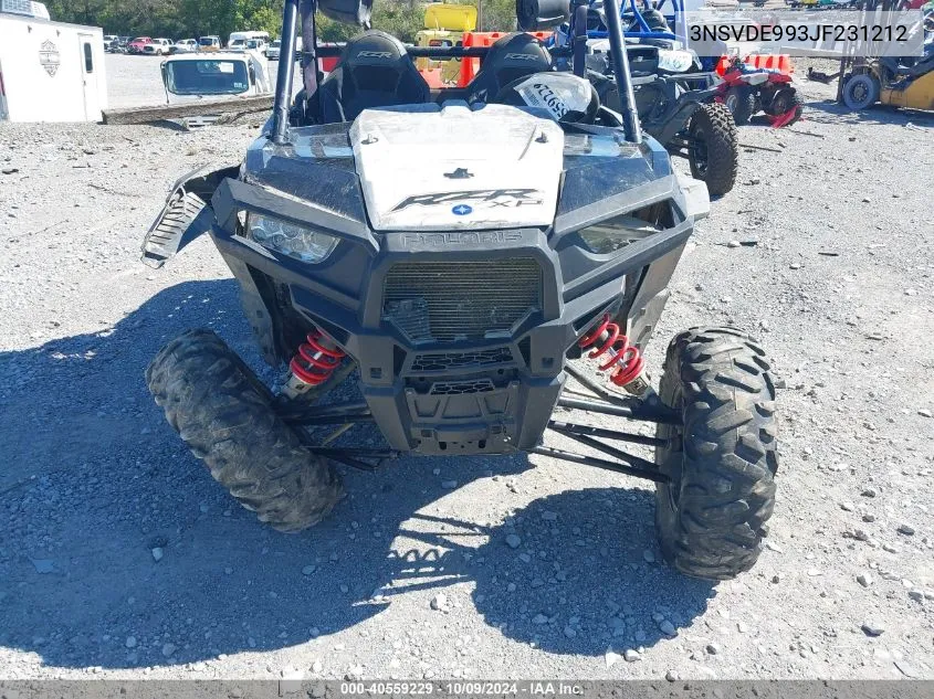 2018 Polaris Rzr Xp 1000 Eps VIN: 3NSVDE993JF231212 Lot: 40559229