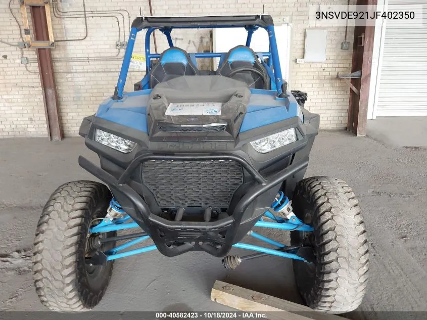 2018 Polaris Rzr Xp Turbo Eps VIN: 3NSVDE921JF402350 Lot: 40582423