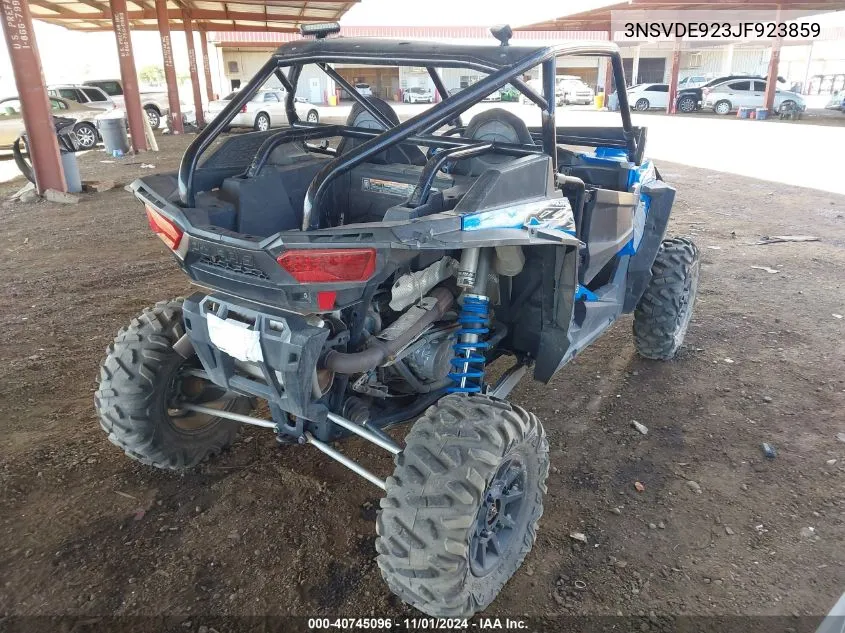 2018 Polaris Rzr Xp Turbo Eps VIN: 3NSVDE923JF923859 Lot: 40745096