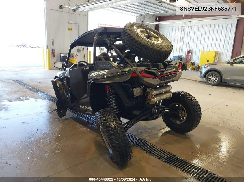 2019 Polaris Rzr Xp Turbo S VIN: 3NSVEL923KF585771 Lot: 40440925