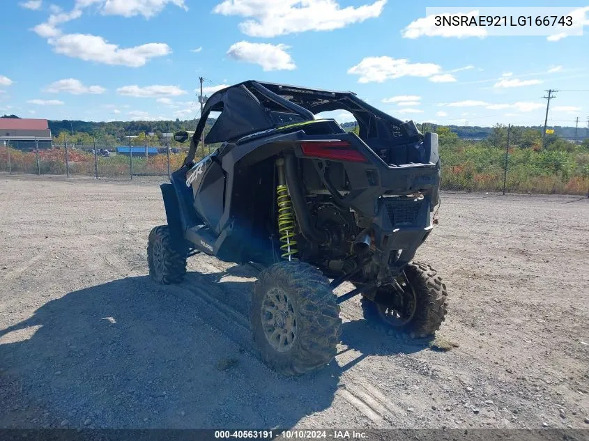 2020 Polaris Rzr Pro Xp Sport VIN: 3NSRAE921LG166743 Lot: 40563191