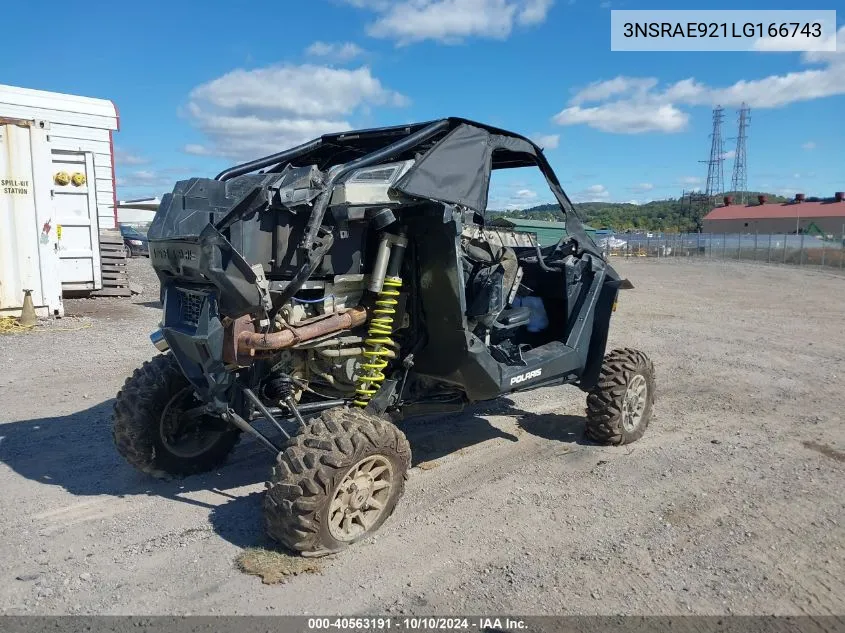 2020 Polaris Rzr Pro Xp Sport VIN: 3NSRAE921LG166743 Lot: 40563191