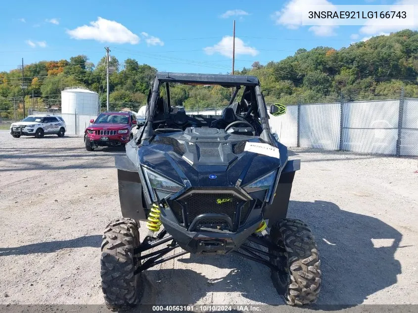 2020 Polaris Rzr Pro Xp Sport VIN: 3NSRAE921LG166743 Lot: 40563191