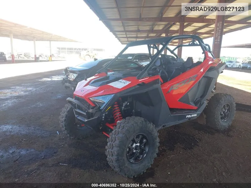 2020 Polaris Rzr Pro Xp Ultimate VIN: 3NSRAD929LG827123 Lot: 40696352