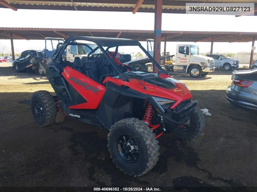 2020 Polaris Rzr Pro Xp Ultimate VIN: 3NSRAD929LG827123 Lot: 40696352