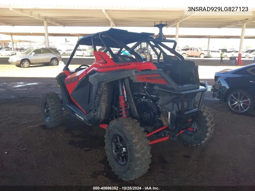 2020 Polaris Rzr Pro Xp Ultimate VIN: 3NSRAD929LG827123 Lot: 40696352