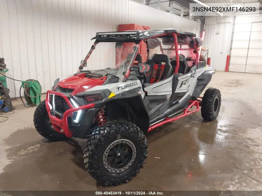 2021 Polaris Rzr Xp 4 Turbo VIN: 3NSN4E92XMF146293 Lot: 40453419