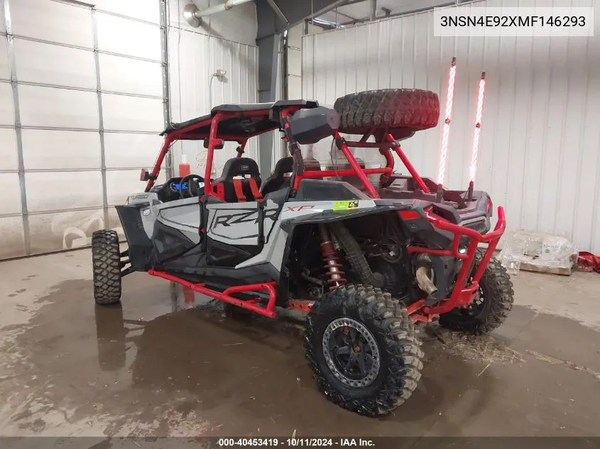 2021 Polaris Rzr Xp 4 Turbo VIN: 3NSN4E92XMF146293 Lot: 40453419