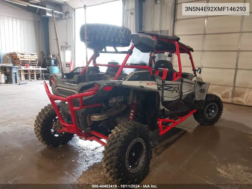 2021 Polaris Rzr Xp 4 Turbo VIN: 3NSN4E92XMF146293 Lot: 40453419