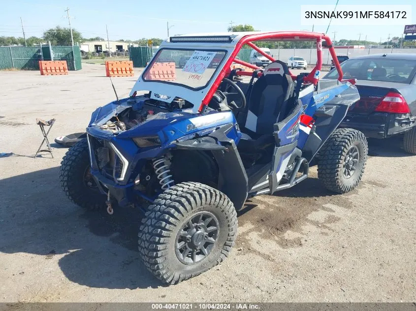 2021 Polaris Rzr Xp 1000 Premium VIN: 3NSNAK991MF584172 Lot: 40471021