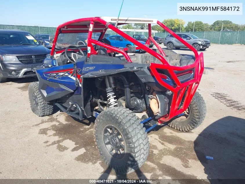 2021 Polaris Rzr Xp 1000 Premium VIN: 3NSNAK991MF584172 Lot: 40471021