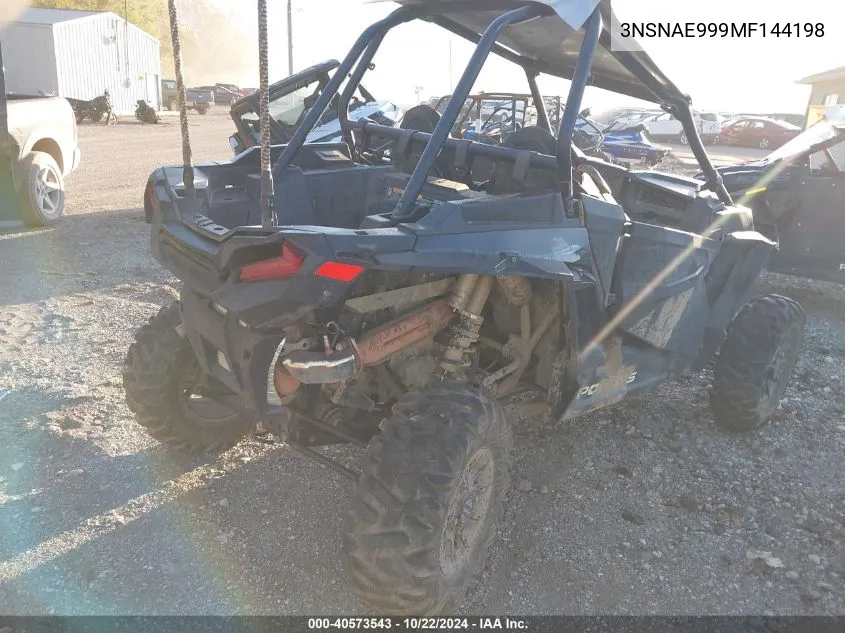 2021 Polaris Rzr Xp 1000 VIN: 3NSNAE999MF144198 Lot: 40573543