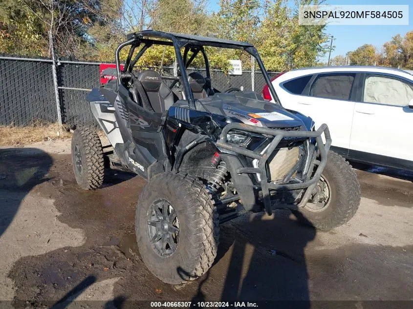 2021 Polaris Rzr Turbo S VIN: 3NSPAL920MF584505 Lot: 40665307