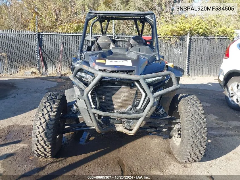 2021 Polaris Rzr Turbo S VIN: 3NSPAL920MF584505 Lot: 40665307