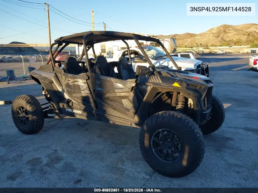 2021 Polaris Rzr Turbo S 4 VIN: 3NSP4L925MF144528 Lot: 40672461