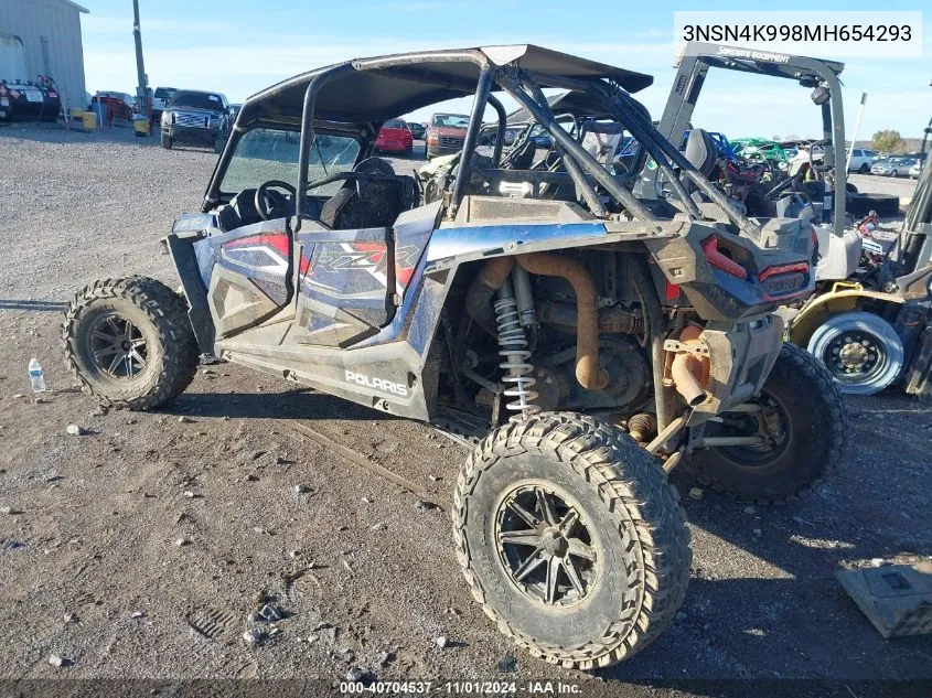 2021 Polaris Rzr Xp 4 1000 Premium VIN: 3NSN4K998MH654293 Lot: 40704537