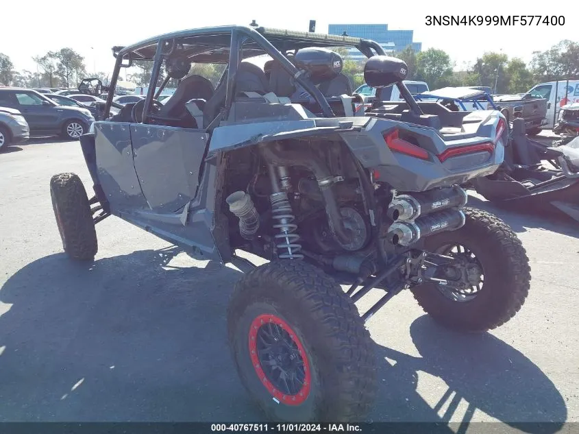 2021 Polaris Rzr Xp 4 1000 Premium VIN: 3NSN4K999MF577400 Lot: 40767511