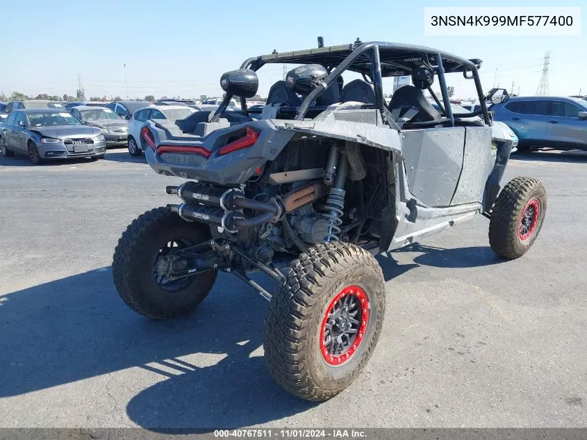 2021 Polaris Rzr Xp 4 1000 Premium VIN: 3NSN4K999MF577400 Lot: 40767511