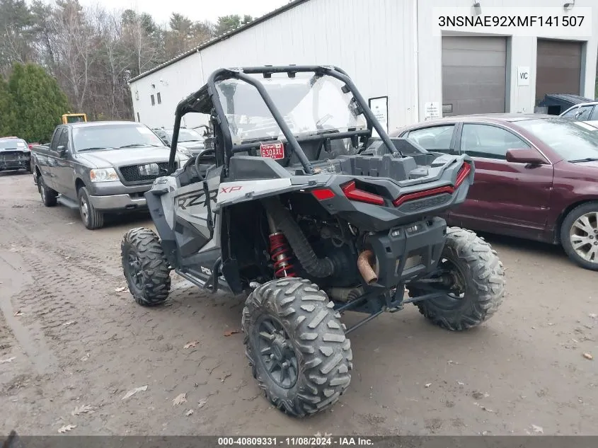 2021 Polaris Rzr Xp Turbo VIN: 3NSNAE92XMF141507 Lot: 40809331