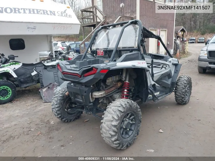 2021 Polaris Rzr Xp Turbo VIN: 3NSNAE92XMF141507 Lot: 40809331