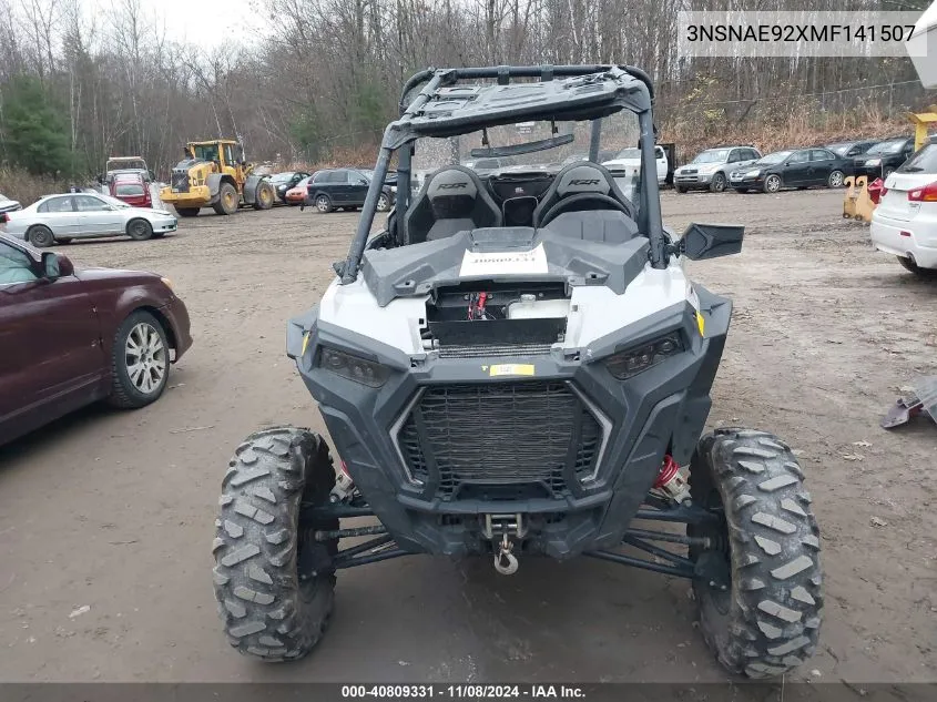 2021 Polaris Rzr Xp Turbo VIN: 3NSNAE92XMF141507 Lot: 40809331