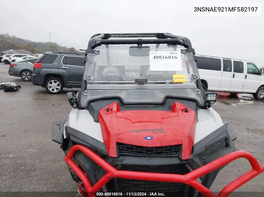 2021 Polaris Rzr Xp Turbo VIN: 3NSNAE921MF582197 Lot: 40816816