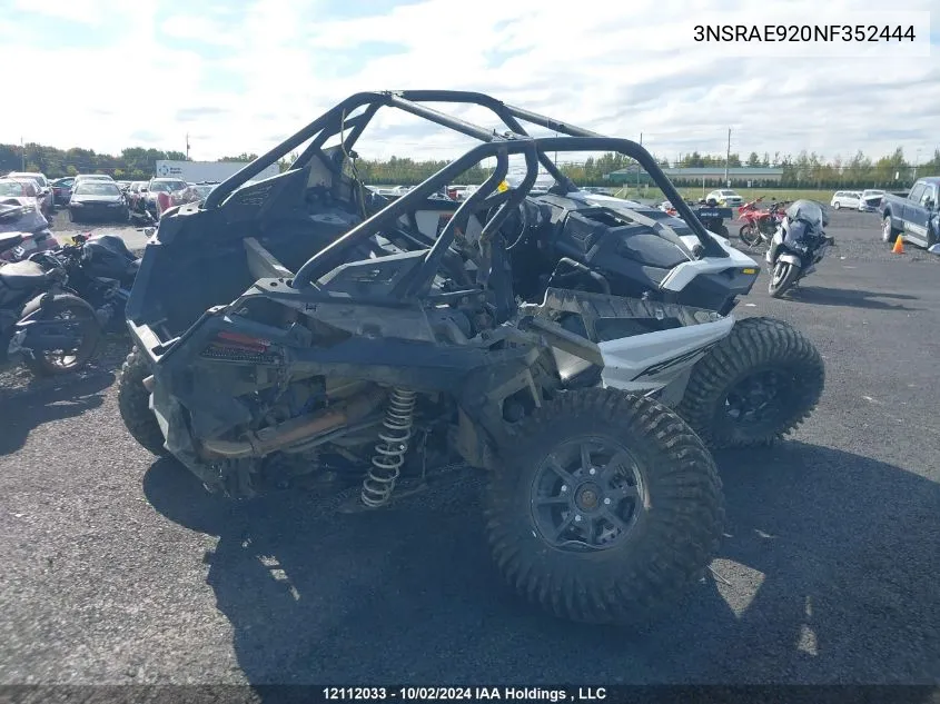 2022 Polaris Rzr Pro Xp Sport VIN: 3NSRAE920NF352444 Lot: 12112033