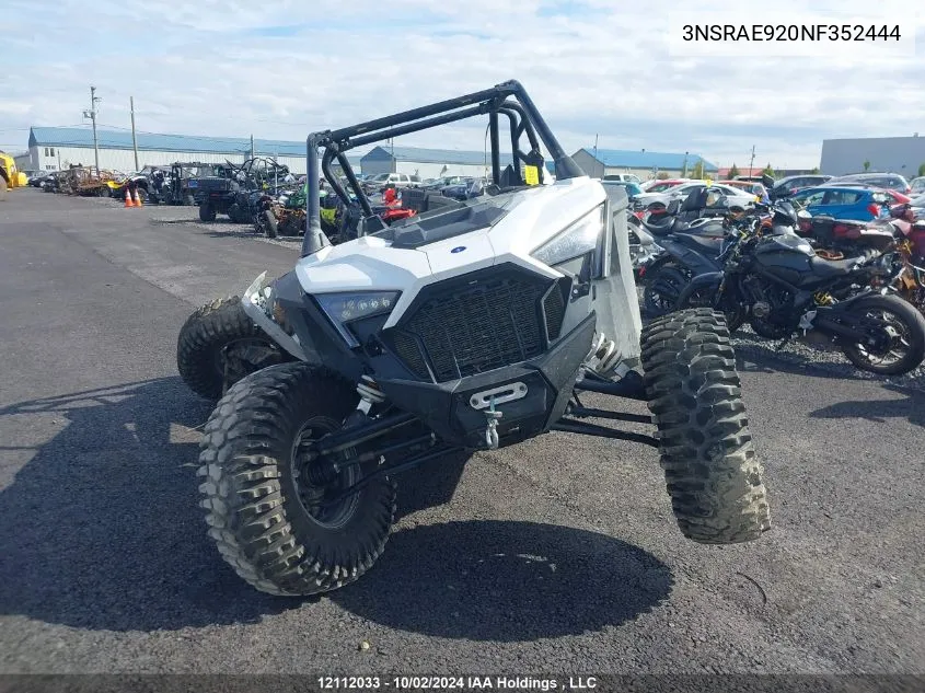 2022 Polaris Rzr Pro Xp Sport VIN: 3NSRAE920NF352444 Lot: 12112033