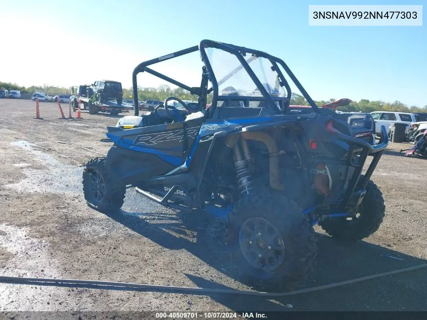 2022 Polaris Rzr Xp 1000 Premium VIN: 3NSNAV992NN477303 Lot: 40509701