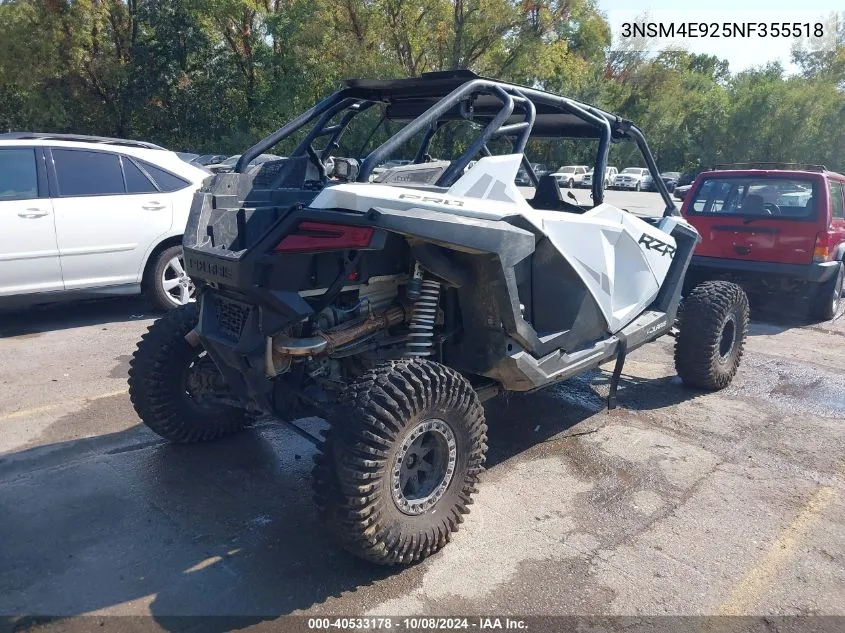 2022 Polaris Rzr Pro Xp 4 Sport VIN: 3NSM4E925NF355518 Lot: 40533178